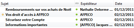 Les mails d'AFPECO